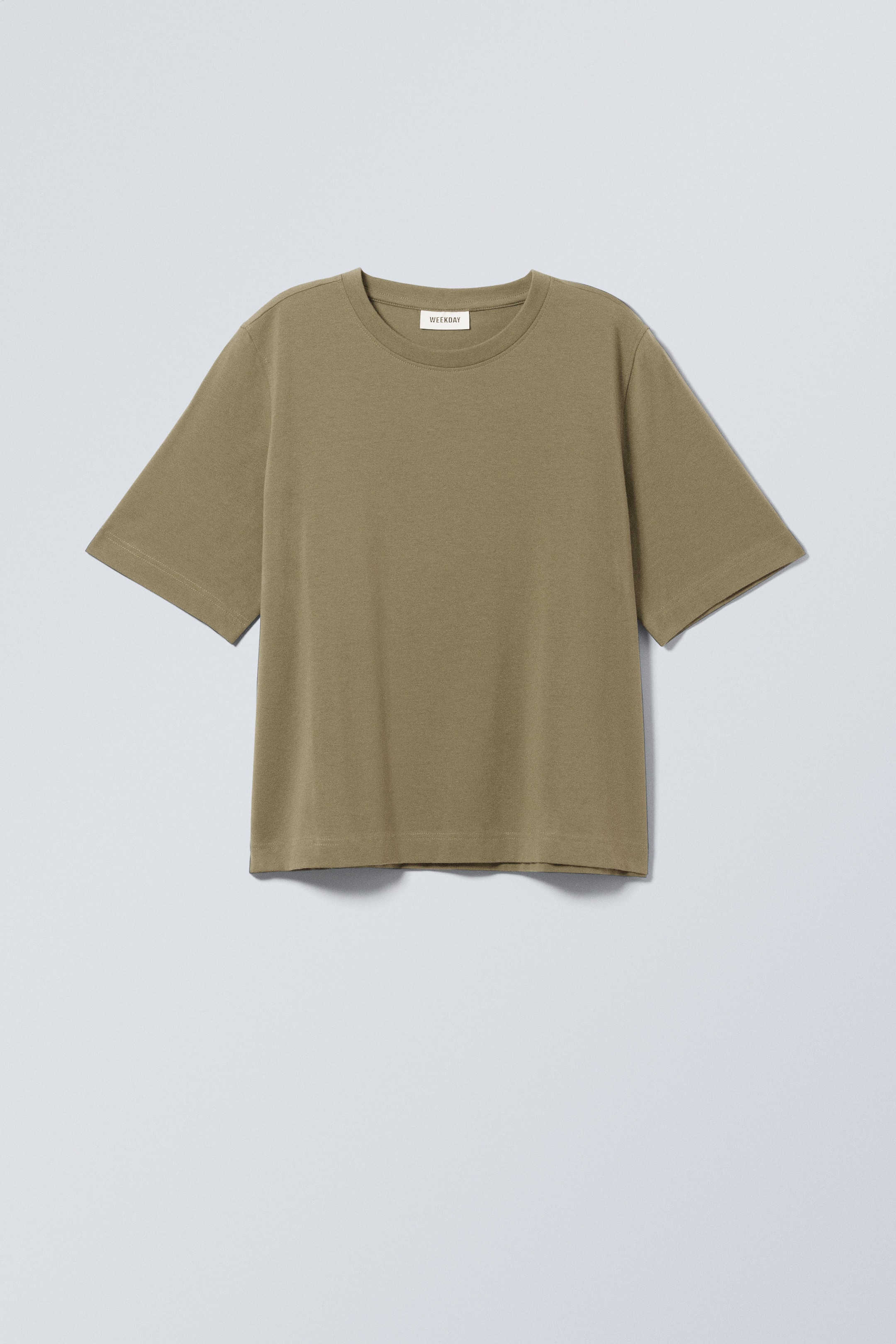 Khaki - Kastiges T-Shirt Perfect - 1