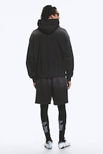Dark Black - TOFFS Loose Fit Football Hoodie - 4