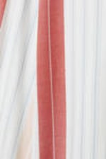Weiß mit mehrfarbigen Streifen - Gestreiftes Oversized-Hemd - 1