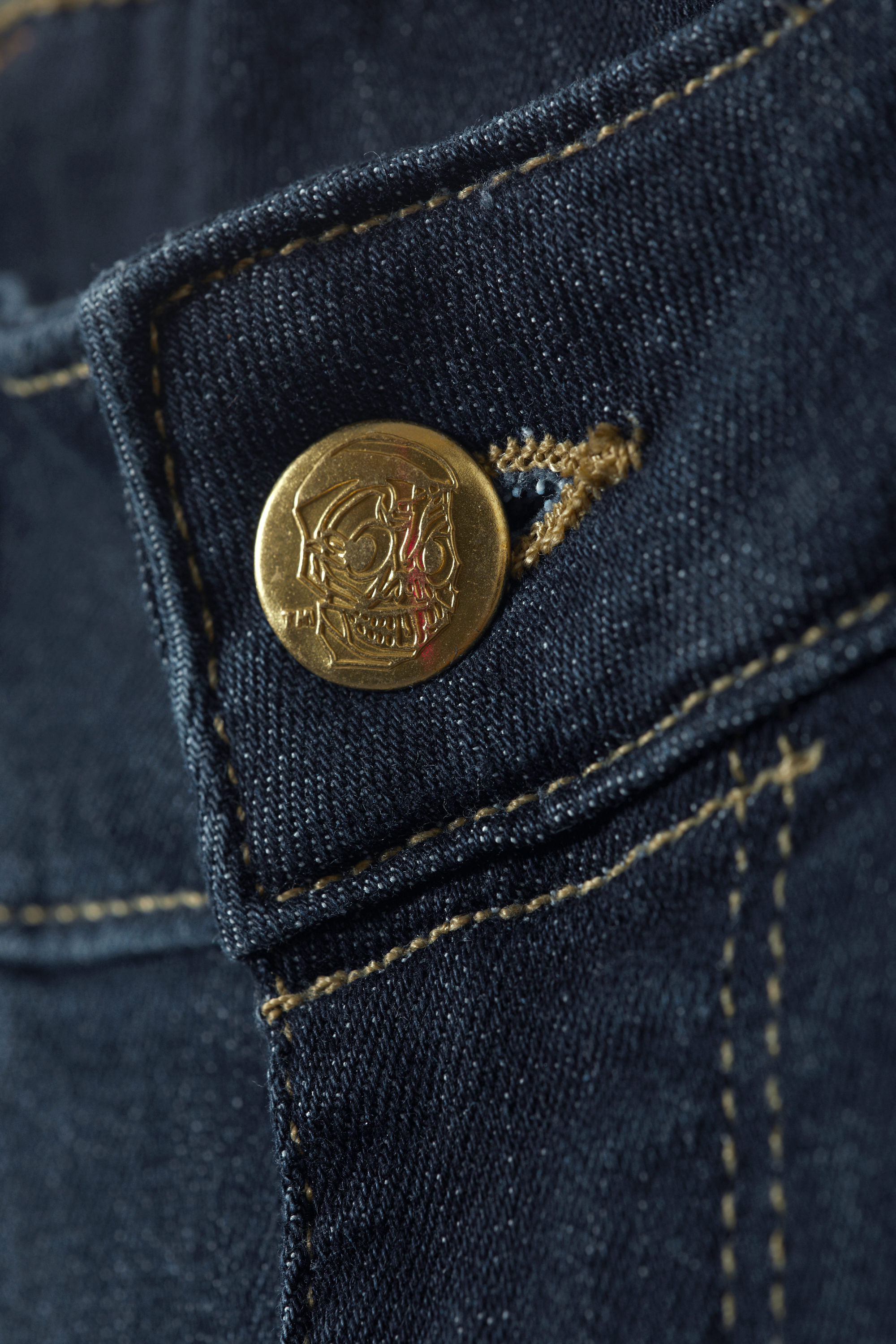 Star Blue - Mörkblå - Booty Bei Low Waist Skinny Bootcut Jeans - 5