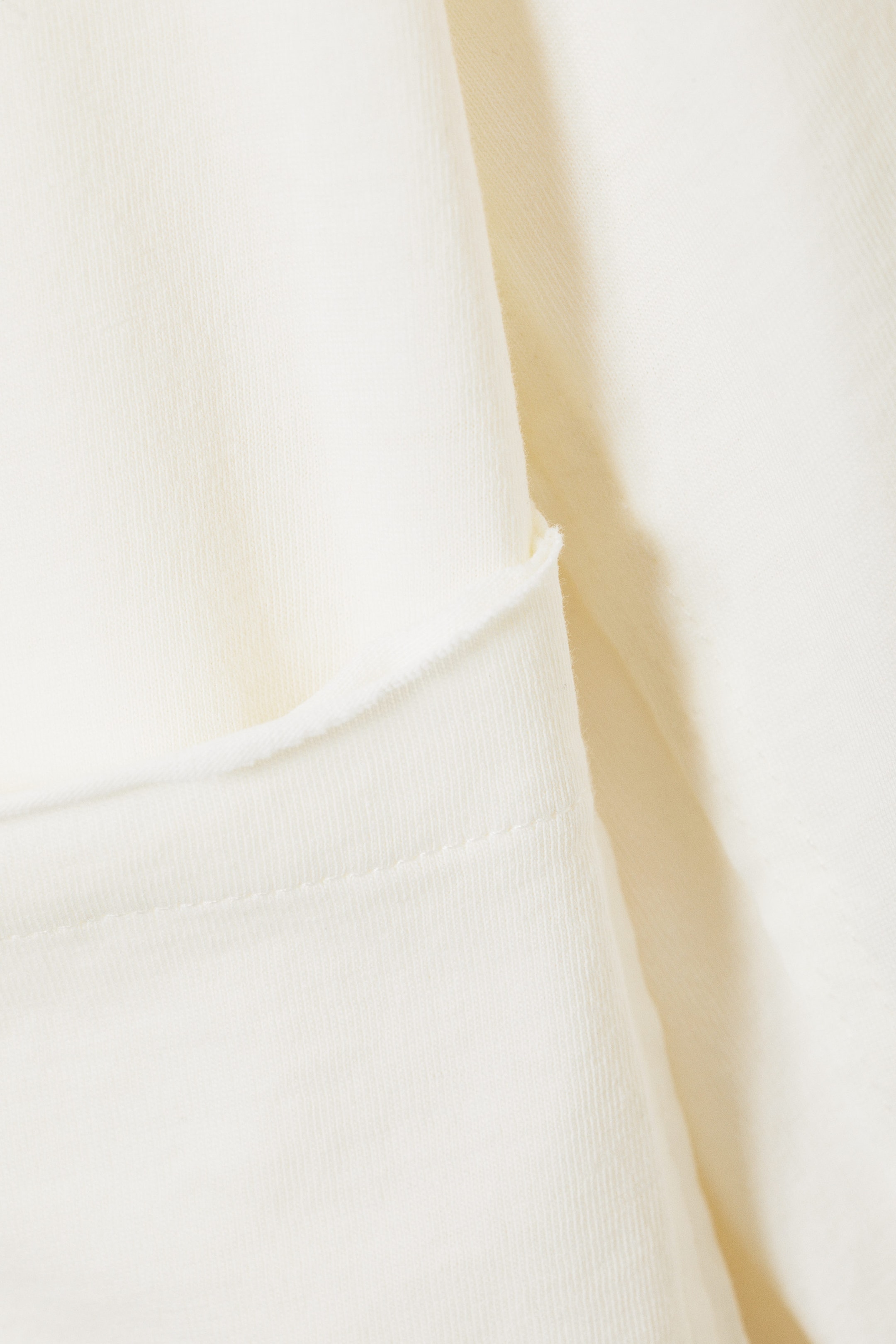White - Boxy Long Sleeve T-shirt - 1