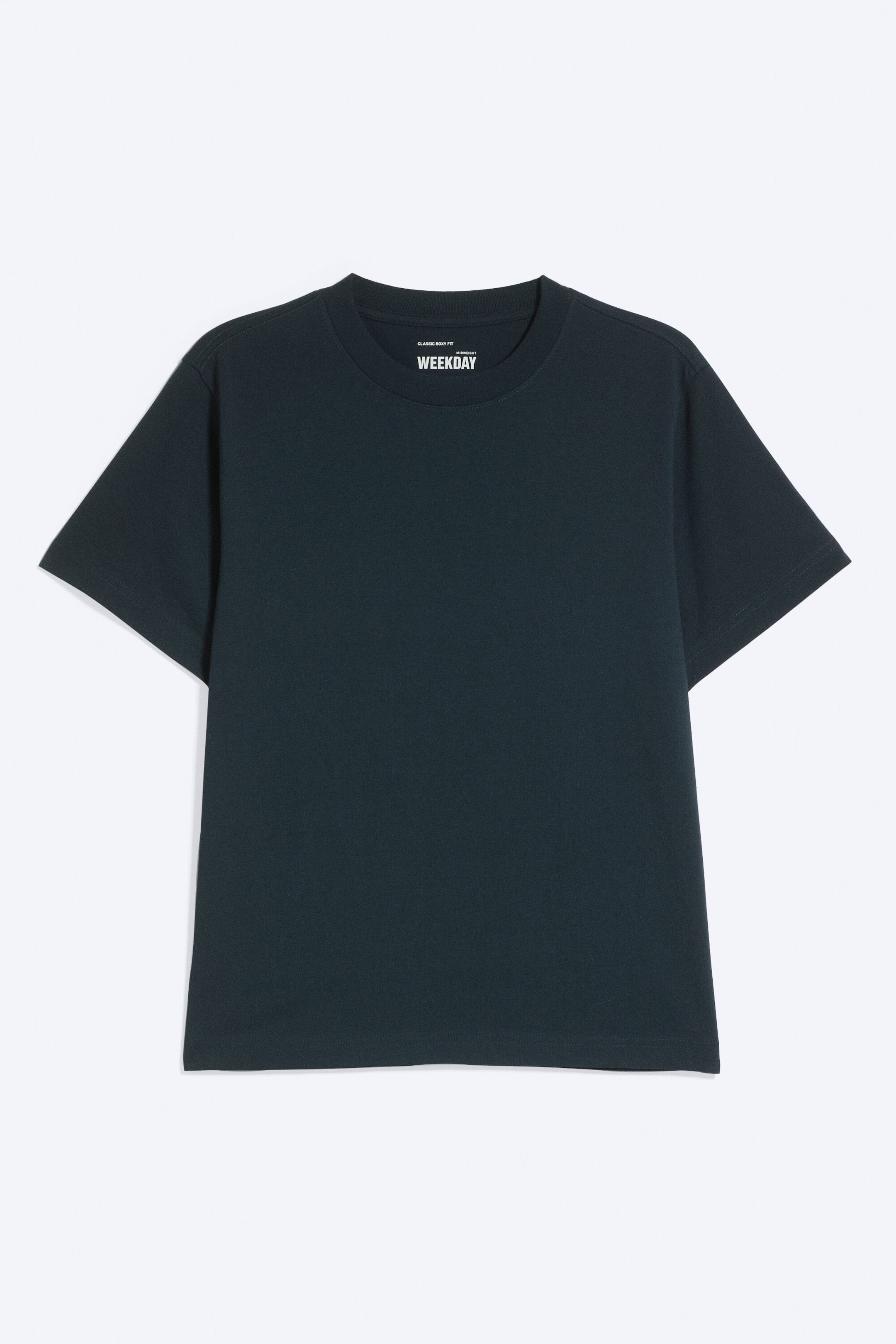 Djup Mörkblå - KLASSISK BOXIG T-SHIRT - 4