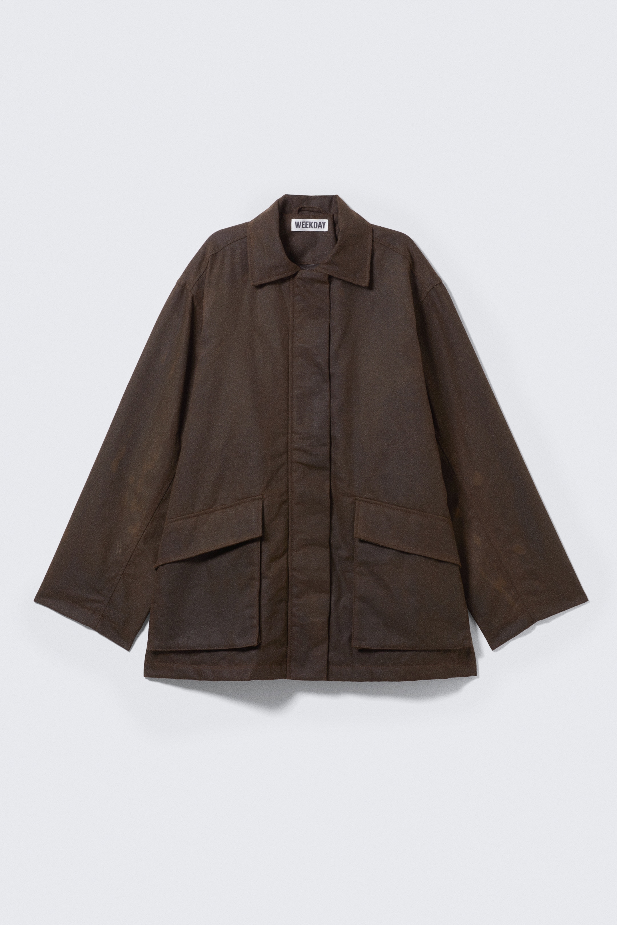 Größeres Bild anzeigen: Utility-Wachsjacke aus Baumwolle - Dunkelbraun - Ladies | H&M AT 6