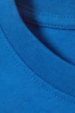 Bright Blue - Relaxed Boxy Cotton T-shirt - 3