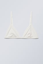 Vit - Trekantsbralette Tay - 0
