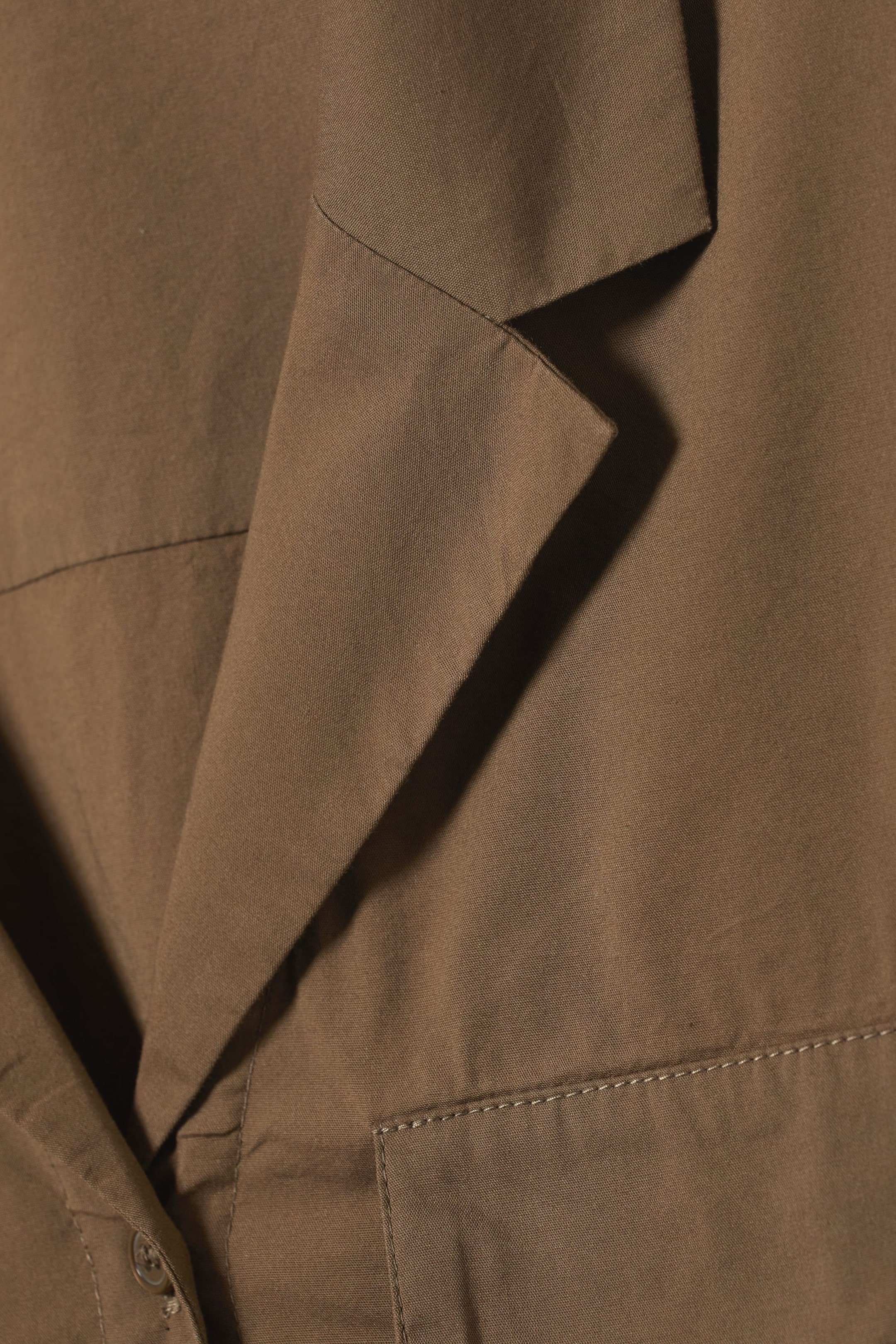 Brown - Mira Long Sleeve Blouse - 1