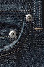 Deep Ocean Blue - Dunkelblau - Klean Mid Waist Regular Straight Leg Jeans - 6