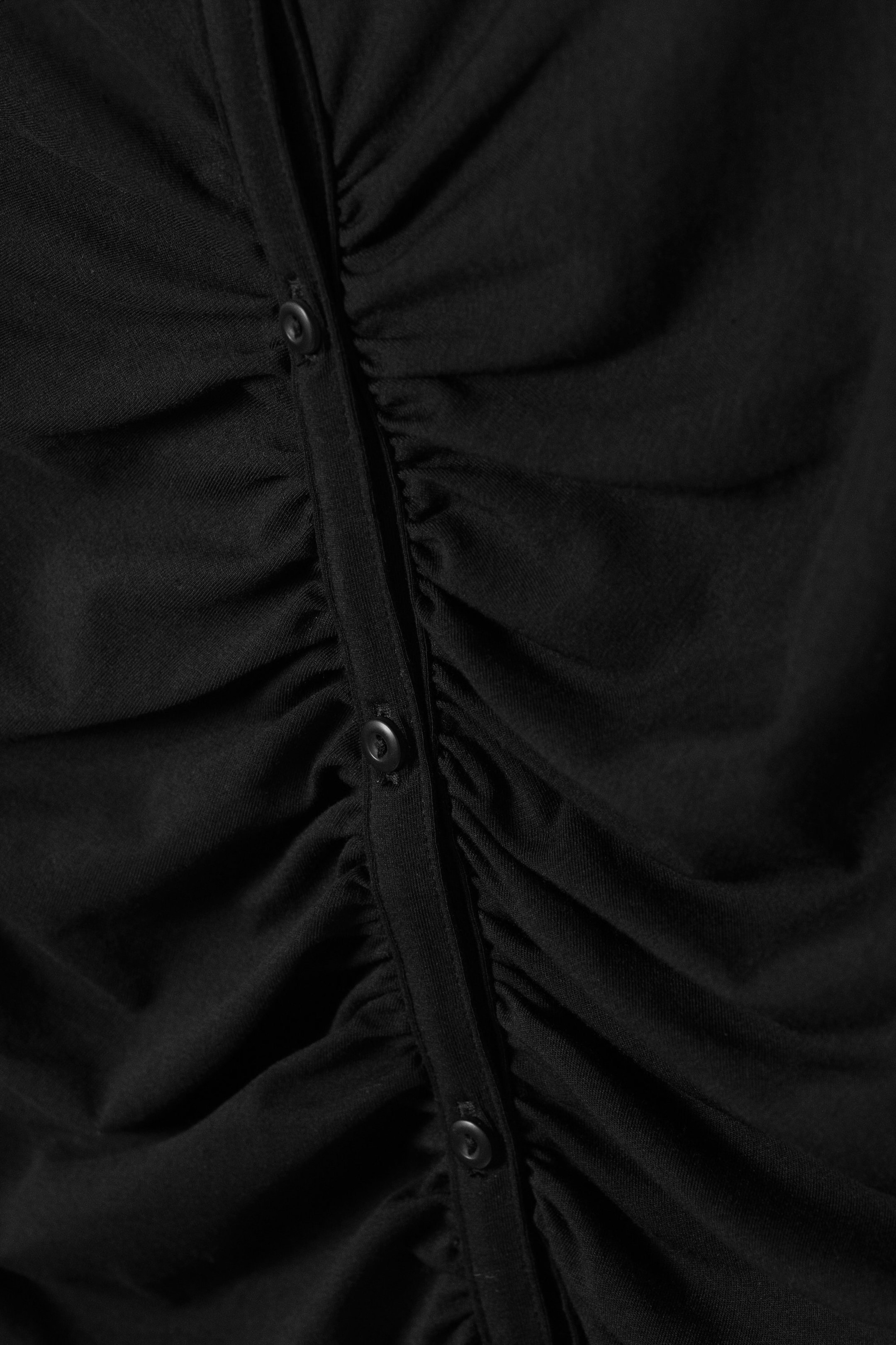 Black - Long-sleeve Dress - 4