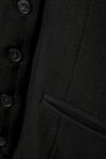 Schwarz gestreift - Mini-Anzugkleid - 1