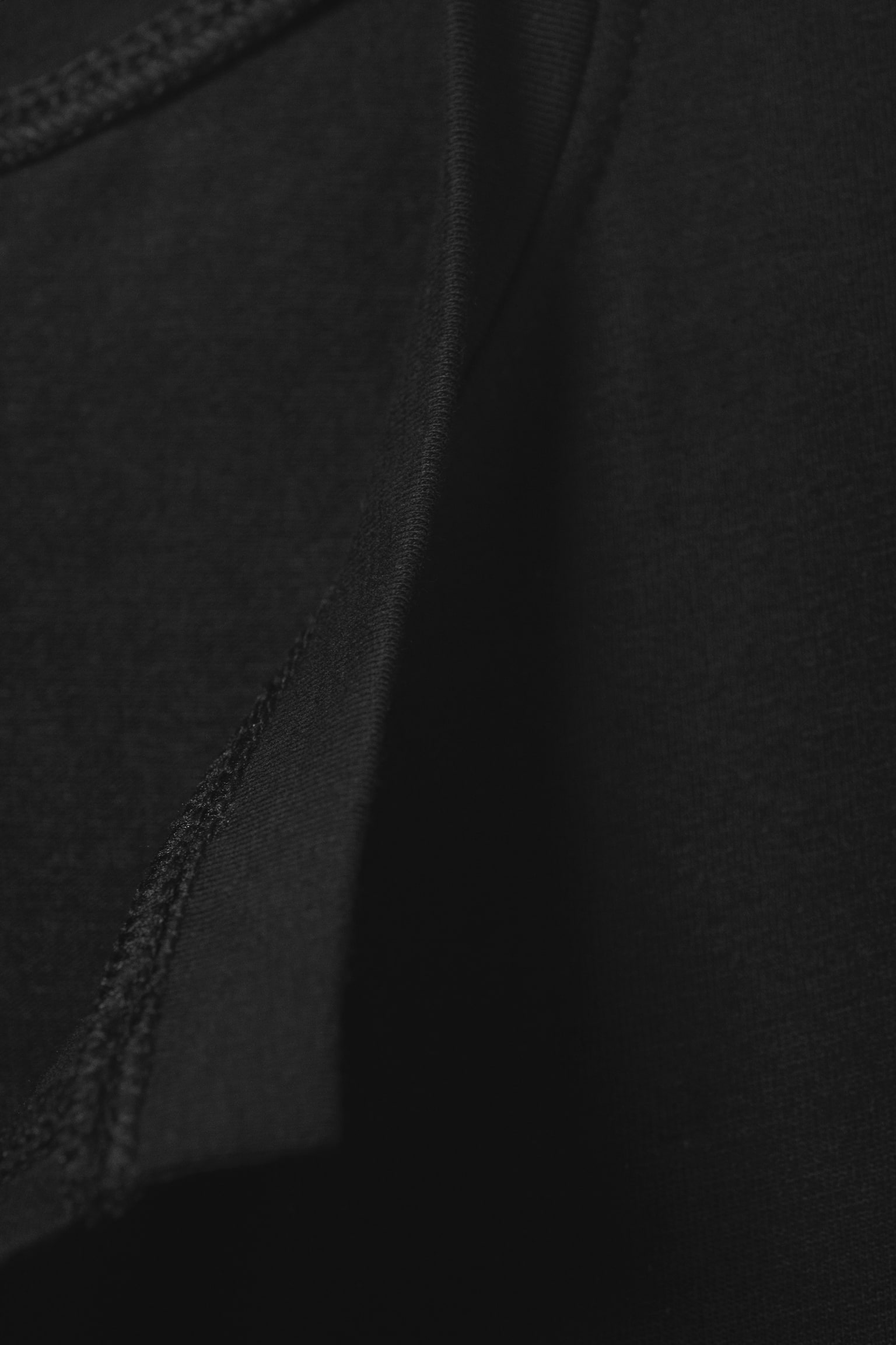 Haut ajusté sans manches col V - Noir/Rose clair - 5