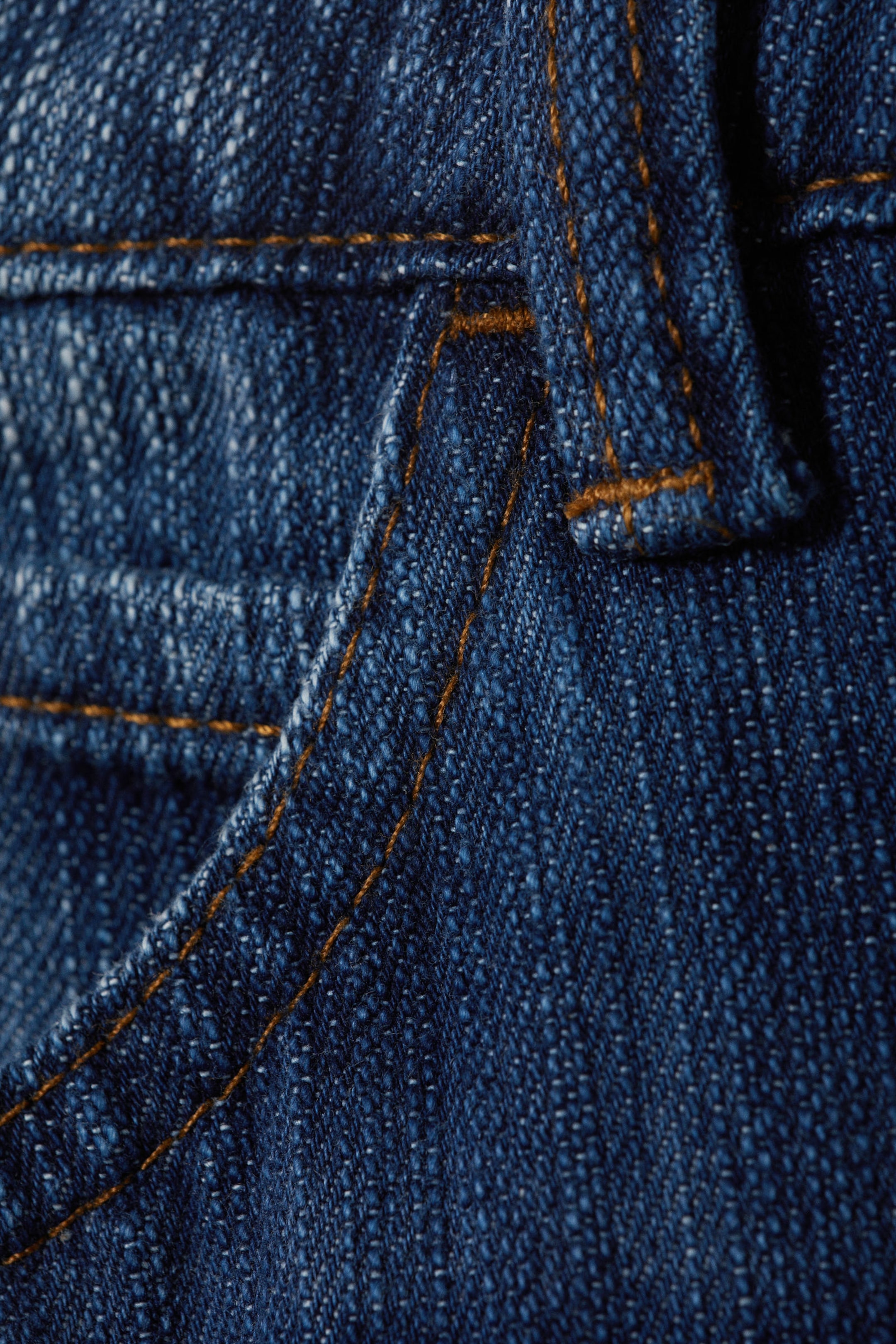 Blue Web - Mittelblau - Poser – Weite Jeans mit normaler Taille - 2