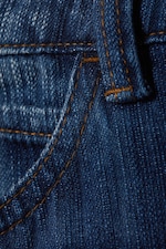 Blue Web - Mittelblau - Poser – Weite Jeans mit normaler Taille - 1