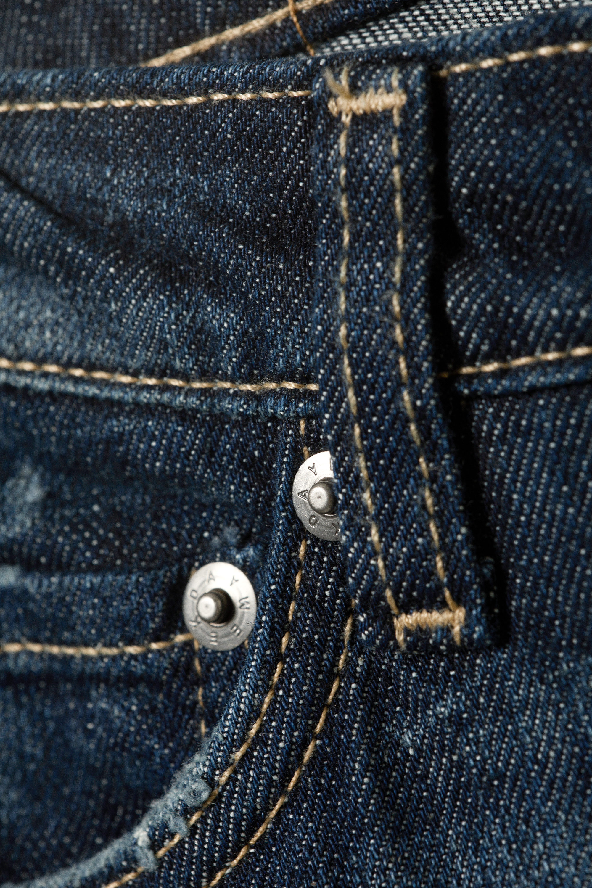 Deep Sea Blue - Mörkblå - Ample Low Waist Loose Wide Leg Jeans - 6