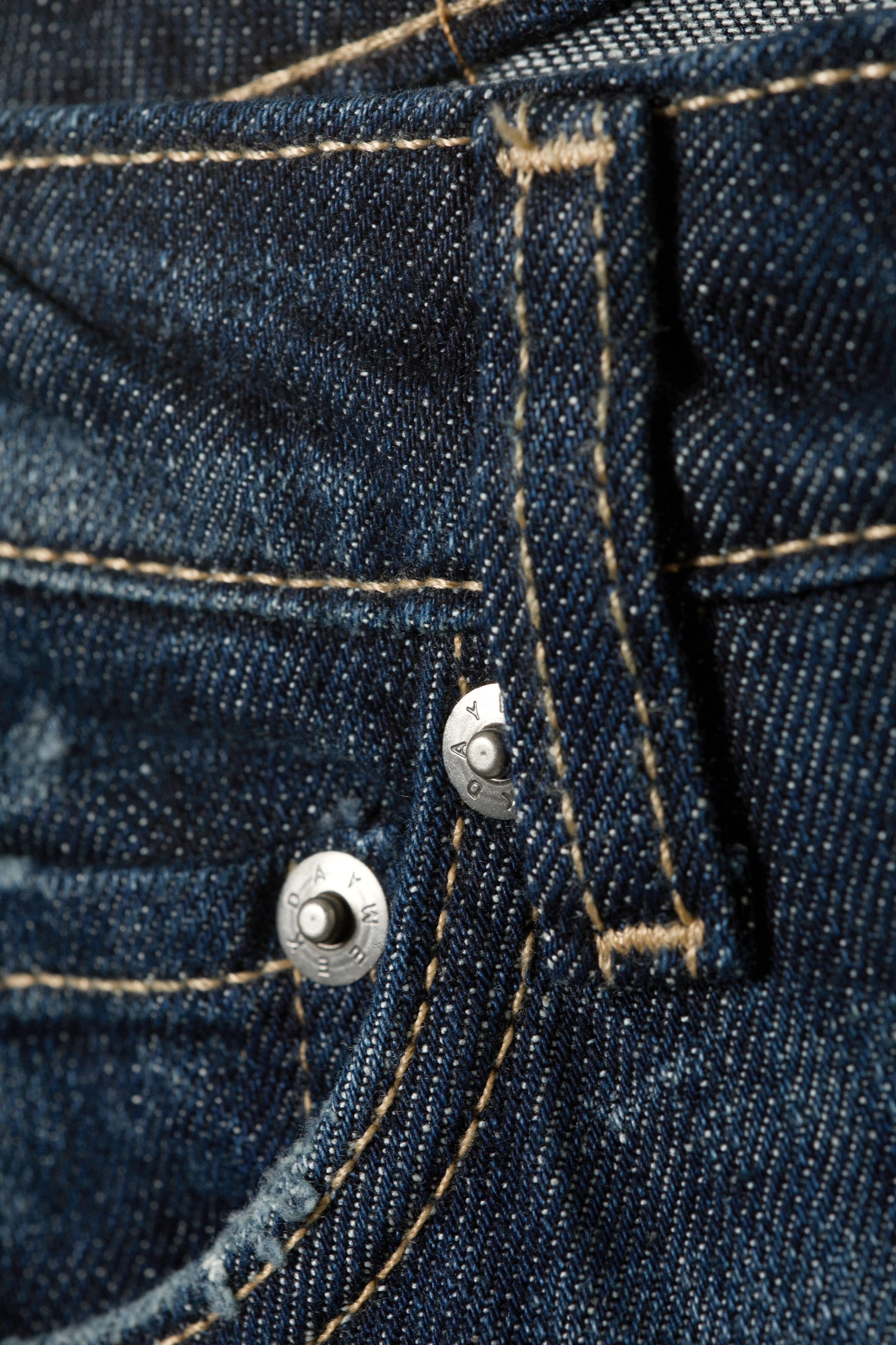 Deep Ocean Blue - Dunkelblau - Ample Low Waist Loose Wide Leg Jeans - 6