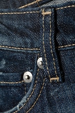 Deep Ocean Blue - Dunkelblau - Ample Low Waist Loose Wide Leg Jeans - 6