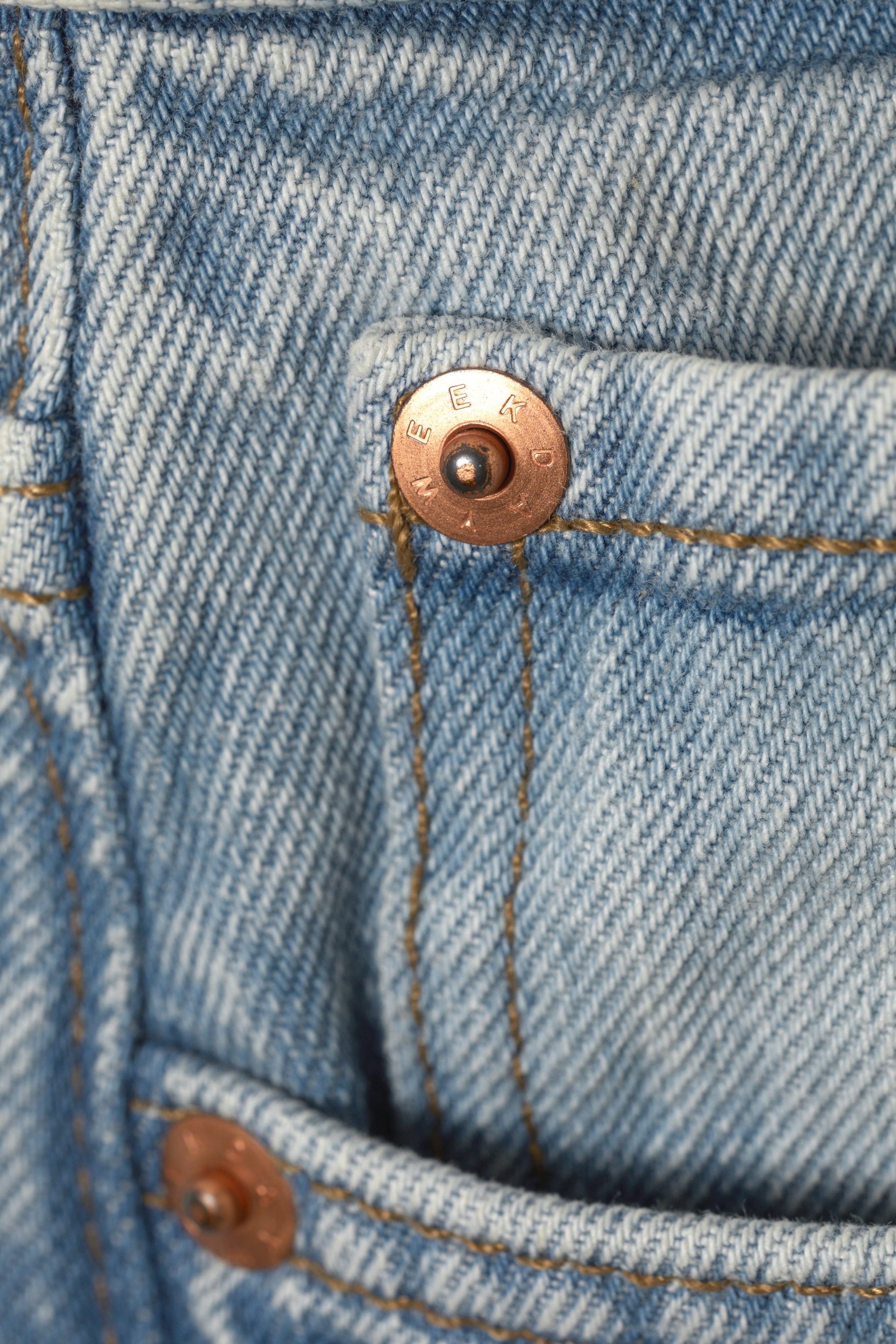 Aeon Blue – Bleu clair - Jean droit et ample taille mi-haute Galaxy - 1