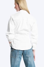 White - Waisted A-Line Shirt - 2