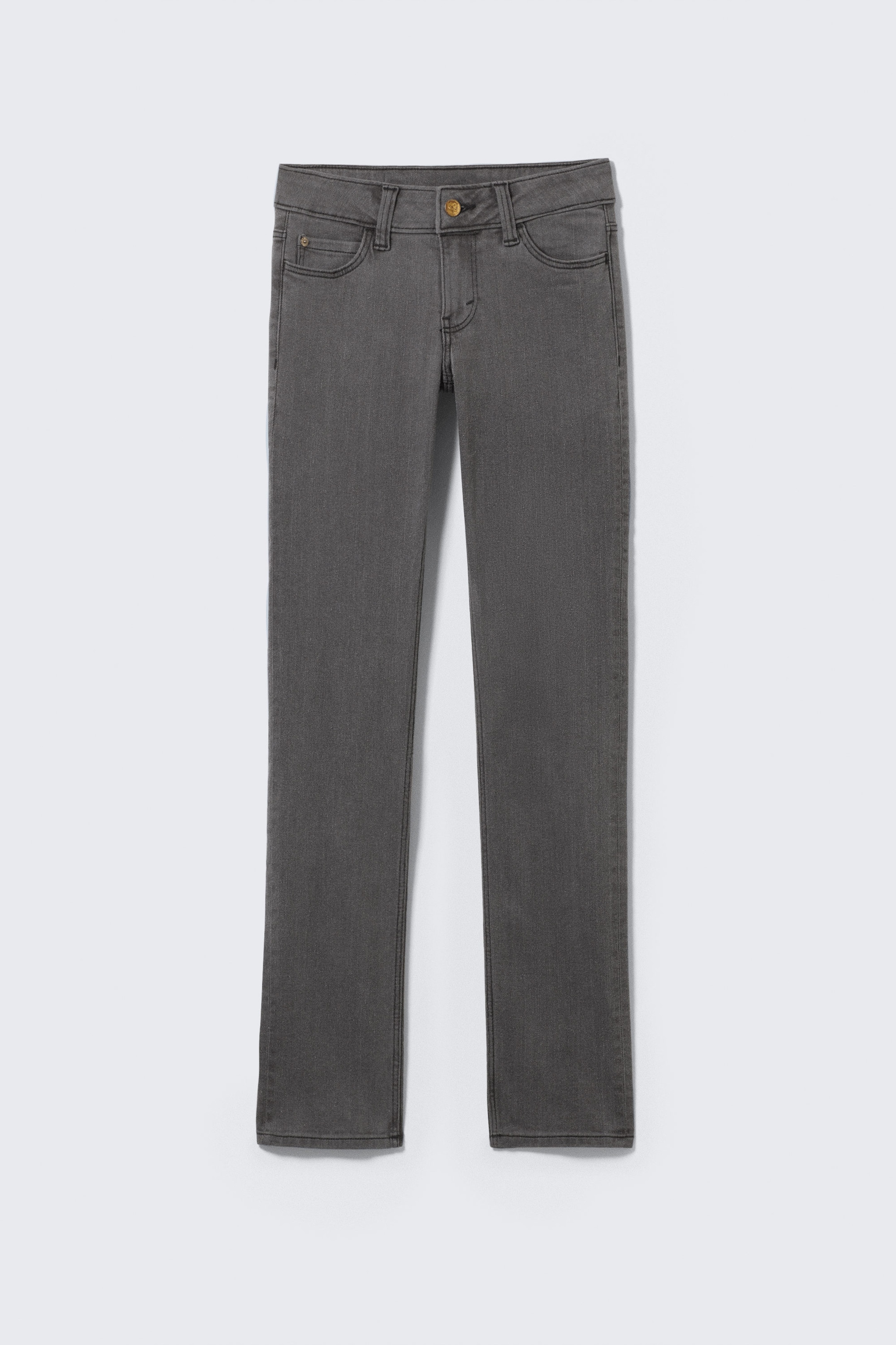 Bored Grey – Gris - Sleezie Low Rise Skinny Jeans - 4