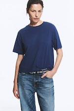 Mörkblå - Perfect Boxy T-shirt - 0