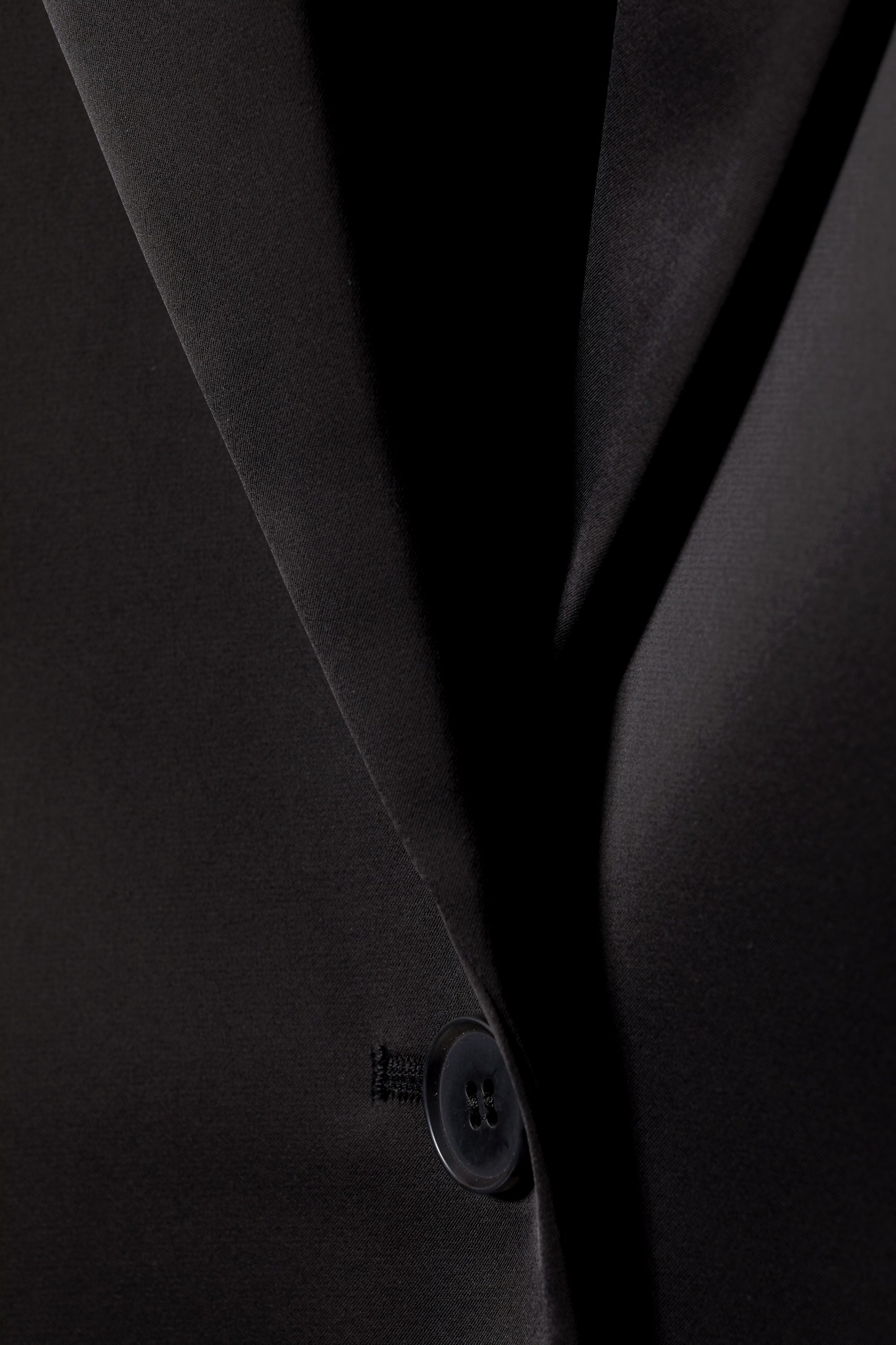 Zwart - Satijnen blazer Luna - 3