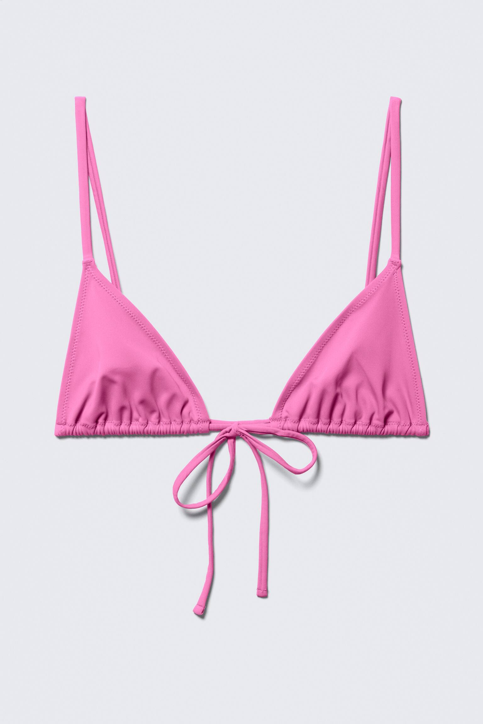 Top de bikini triangular - Rosa/Negro/Verde oscuro - brillo/Gris oscuro/Azul oscuro/Marrón oscuro - 2