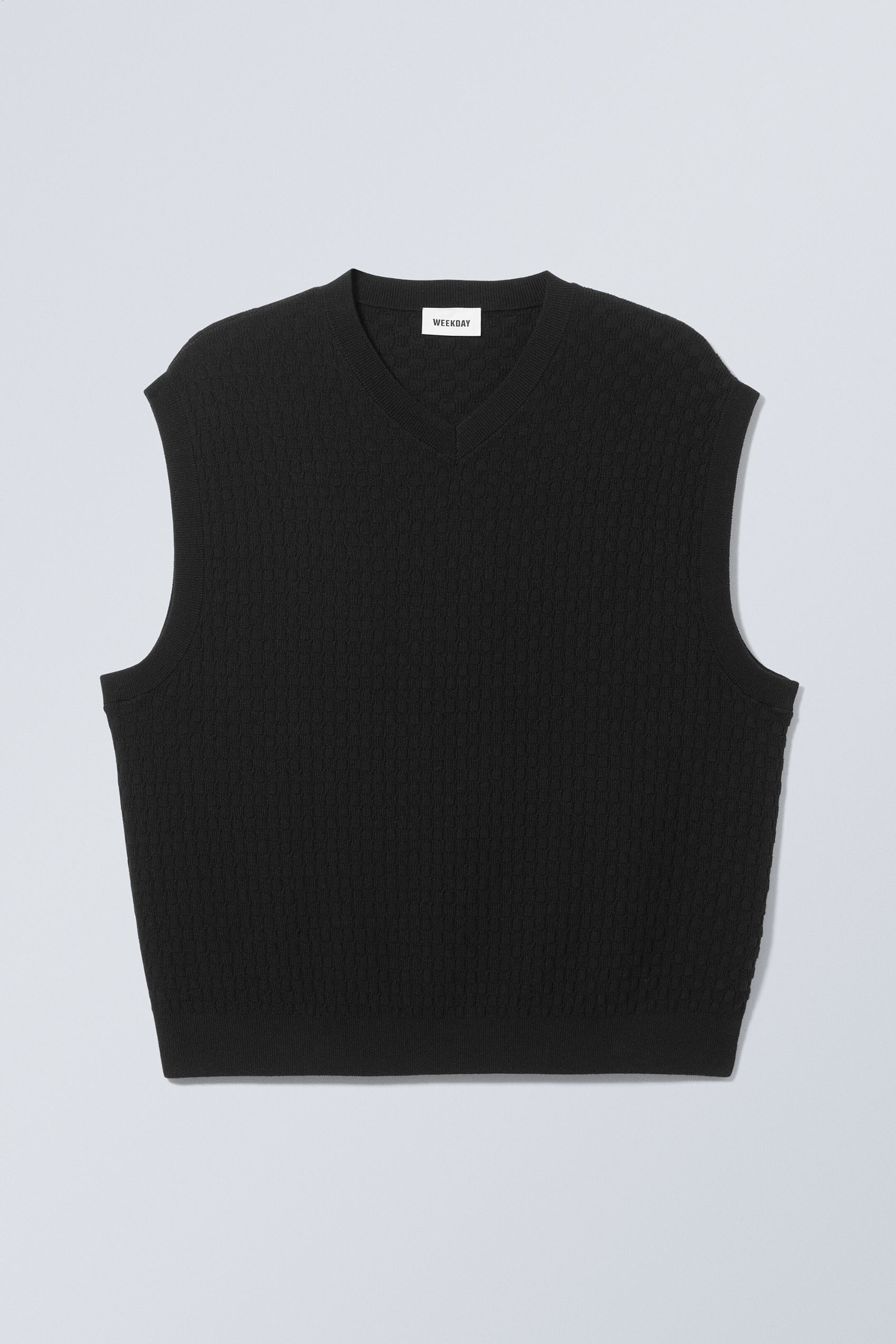 Black - Noa Regular Structured Vest - 0
