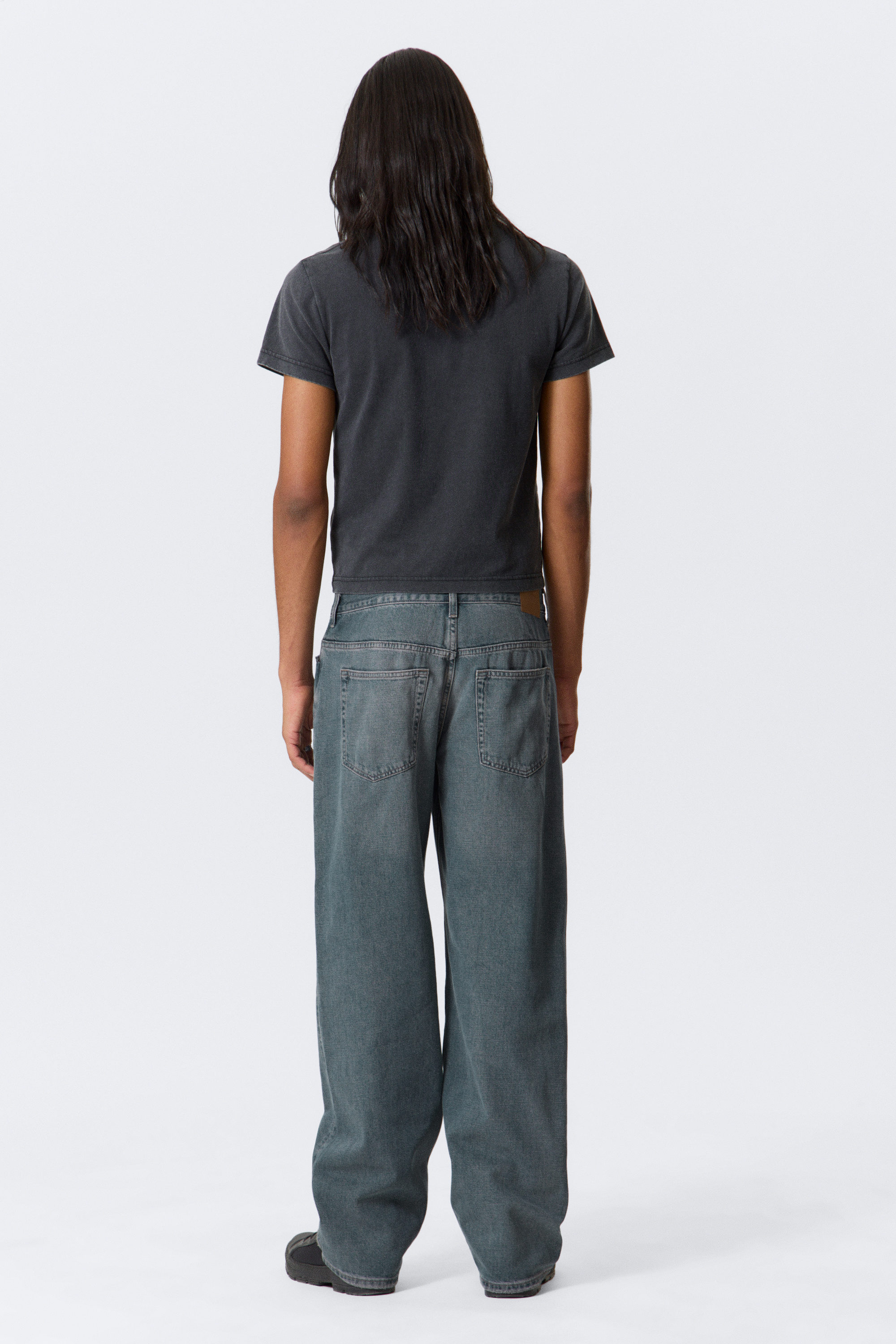 Blue One - Mörkblå - Sphere Low Waist Loose Straight Leg Jeans - 6