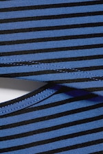 Randig Blå - Tvådelad bolero-topp - 5