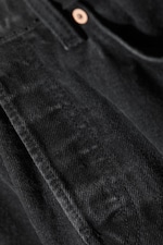 Tuned Black - Black - Space Mid Rise Relaxed Straight Leg Jeans - 6