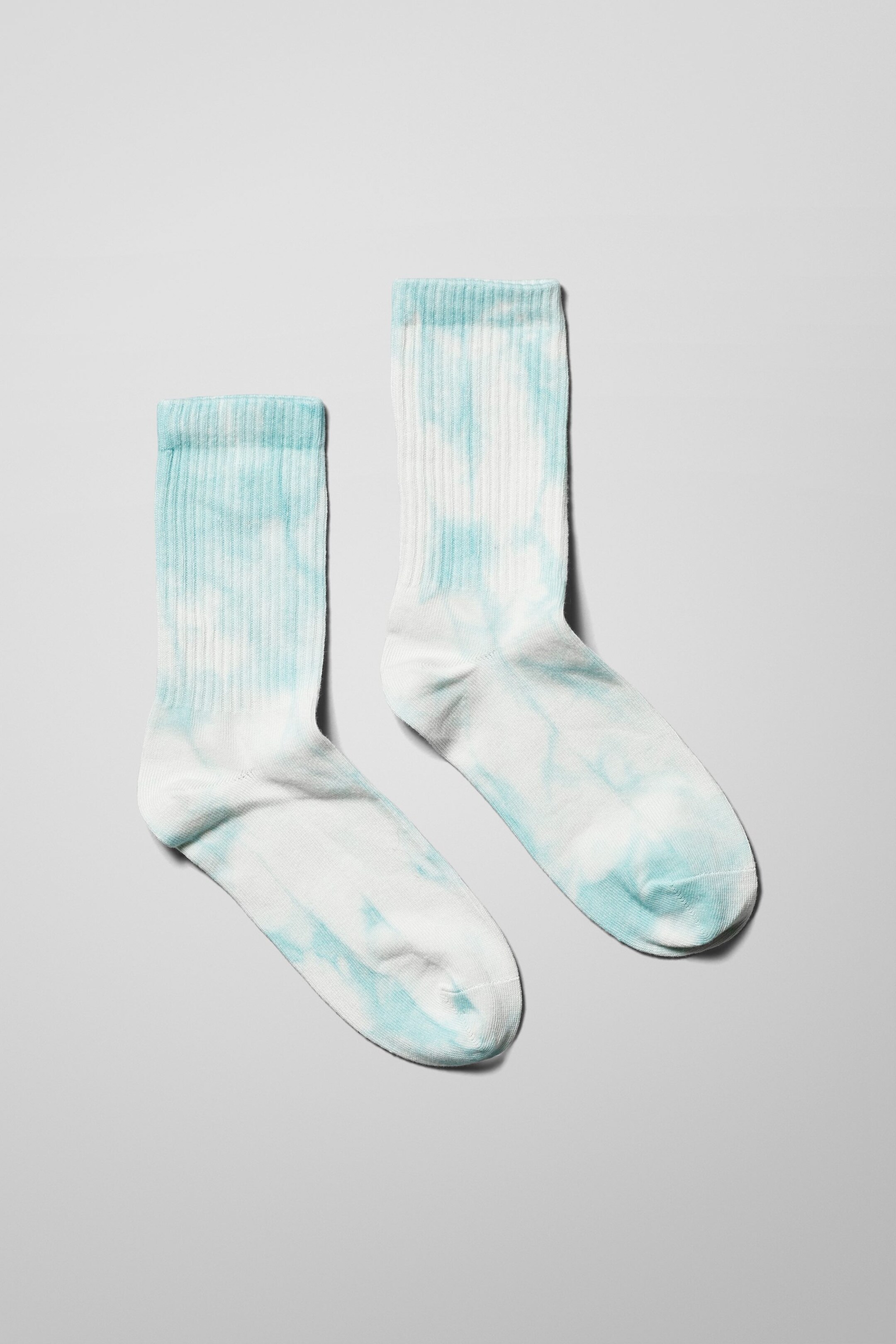 Turquoise - Sport Tie-Dye Socks - 0