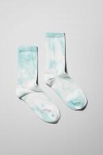 Turquoise - Sport Tie-Dye Socks - 0
