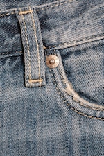 Marina Blue - Dark Blue - Aura Low Rise Relaxed Bootcut Jeans - 7