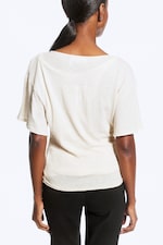 Light Dusty Mole - Synchronize - Printed V-Neck T-shirt - 2