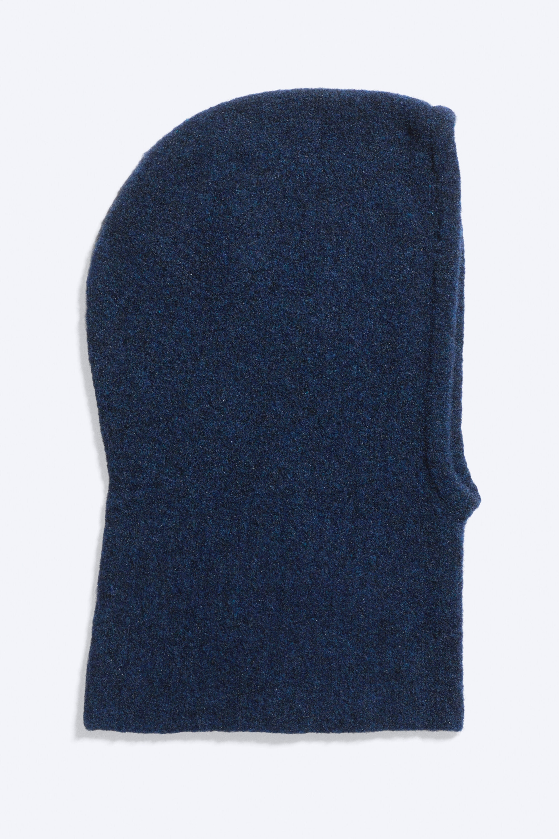 Bright Blue - Wool-Blend Hood