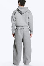 Gris chiné - Pantalon de jogging en scuba Cody - 4