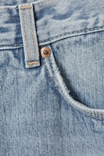 Blue Stream - Middelblauw - Space Mid Rise Relaxed Straight Leg Jeans - 6