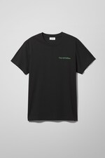 Black - Relaxed Printed T-Shirt - 0