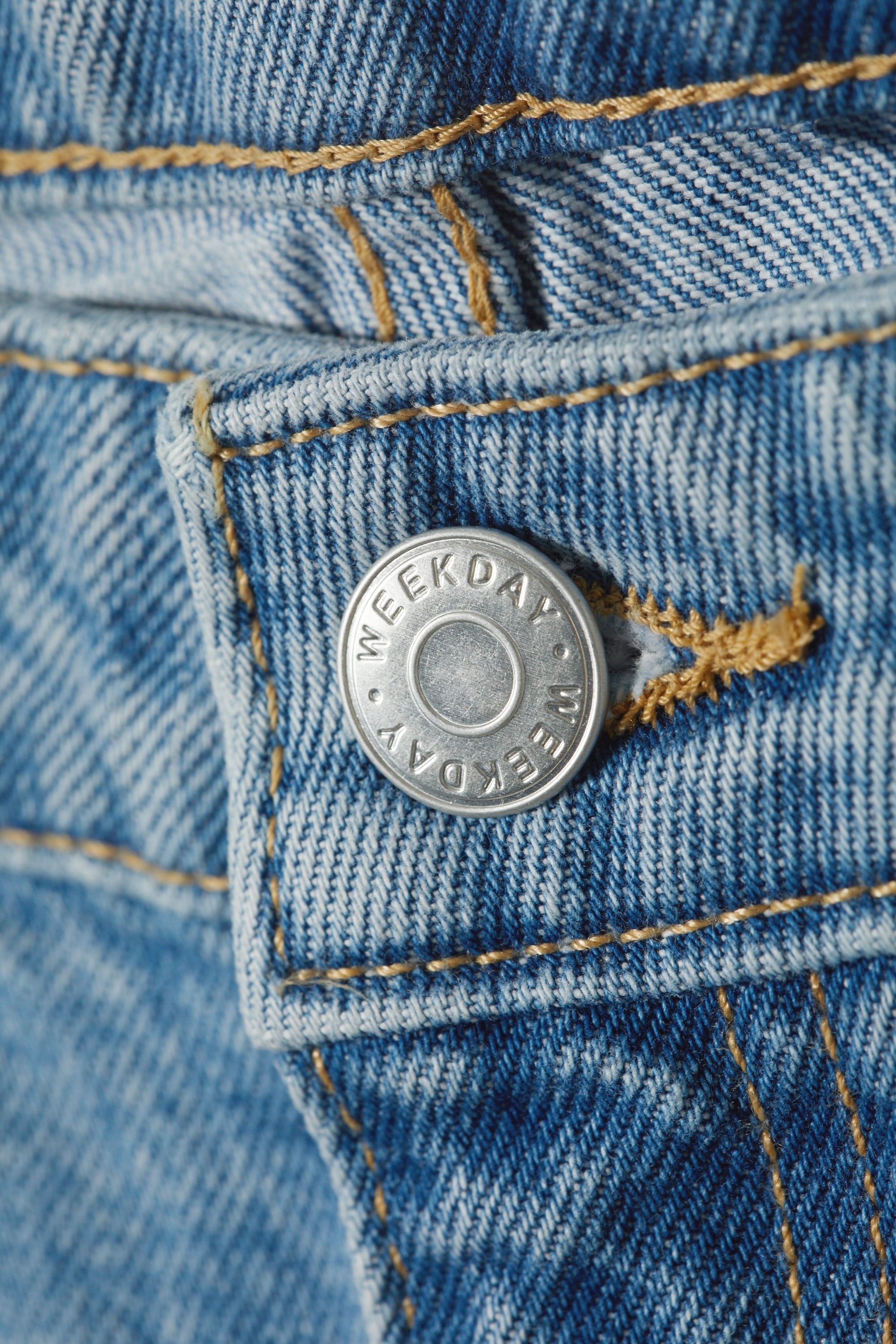 Blue Wash - Ray Low Wide Jeans - 1