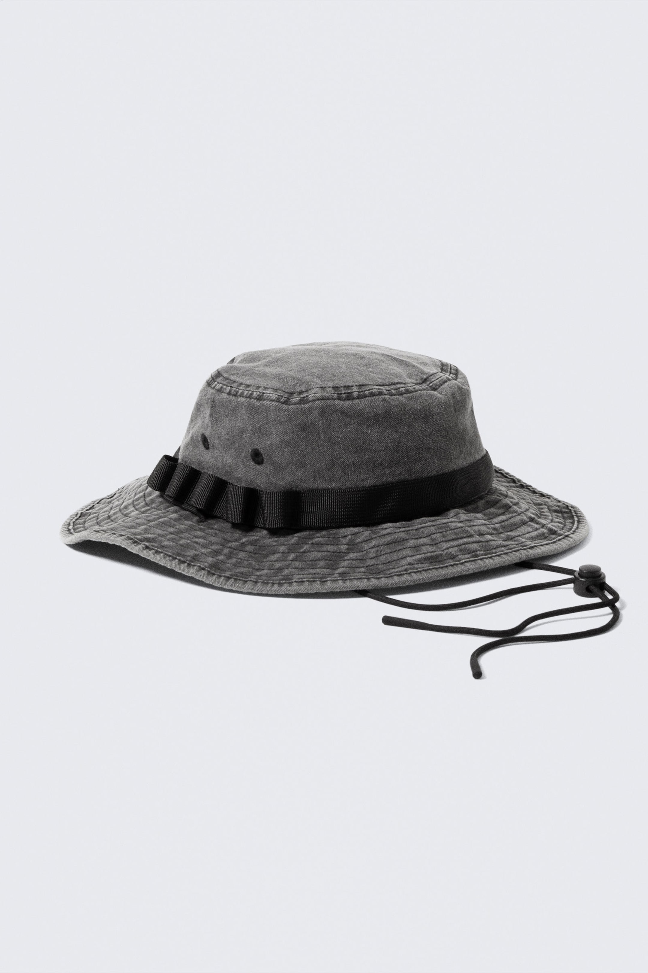 Washed Dark Grey - Utility Bucket Hat - 2