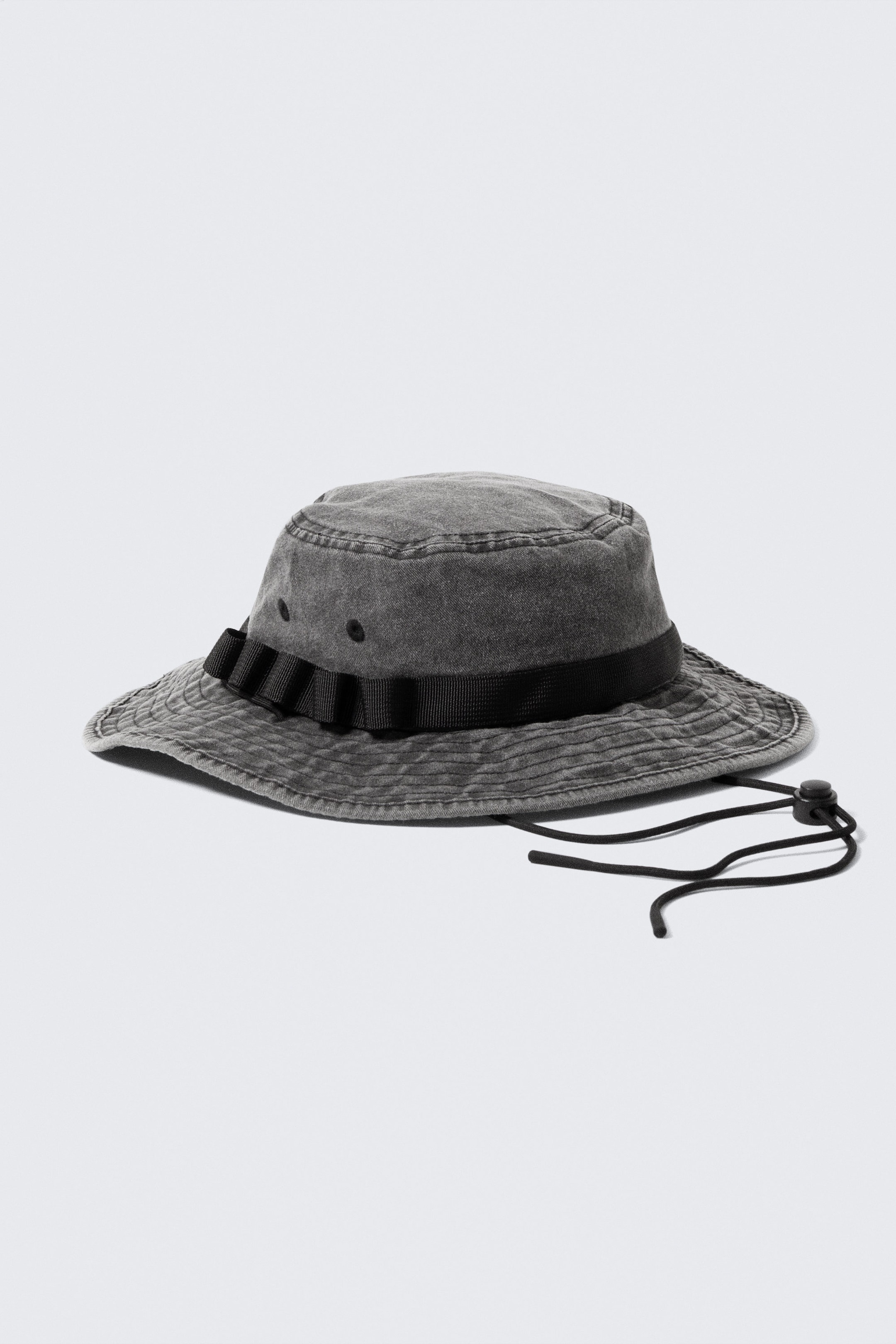 Washed Dark Grey - Utility Bucket Hat