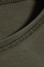 Dusty Grey - Fitted Three-Quarter Sleeve Top - 6