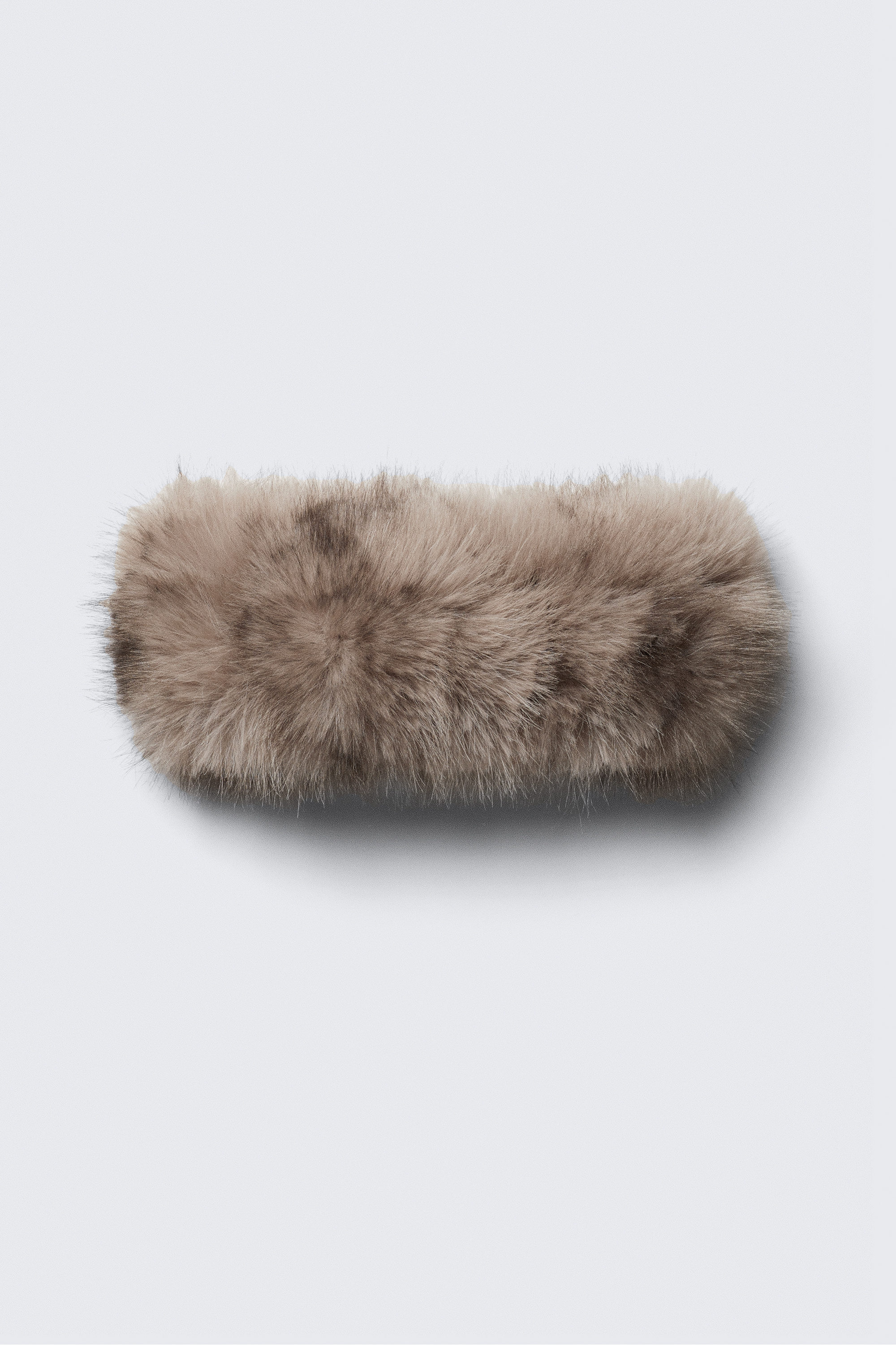 Beige - Zachte hoofdband van imitatiebont