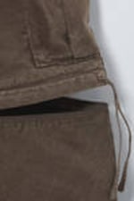 Washed Mole - Relaxed Convertible Cargo Trousers - 1