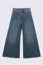 Tide Blue - Dark Blue - Rad Super jeans met normale taille en wijde pijpen - 4