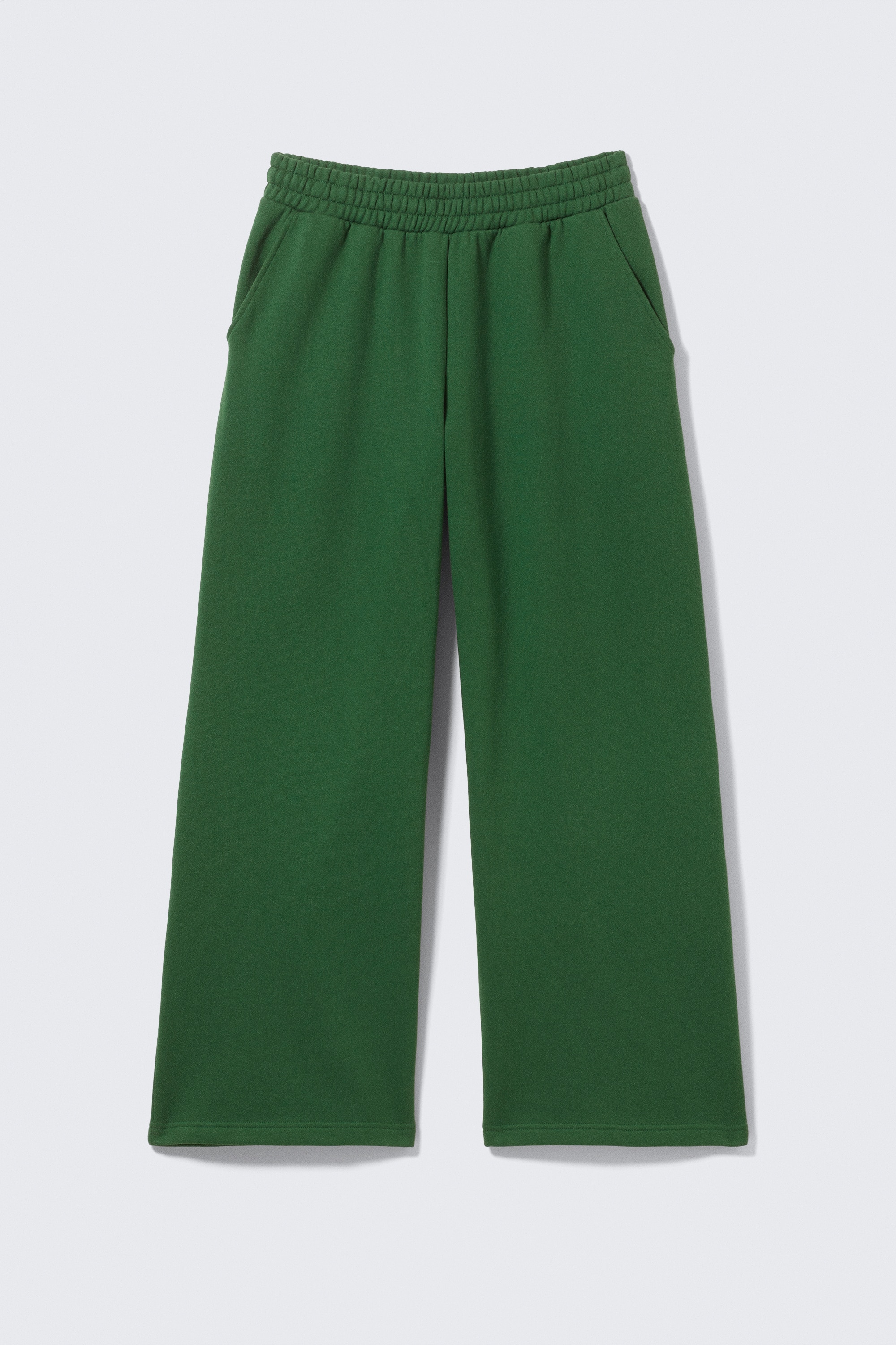 Pantalón de chándal grueso, largo y holgado - Verde oscuro/Gris jaspeado/Gris oscuro lavado/Gris/Negro/Marrón oscuro