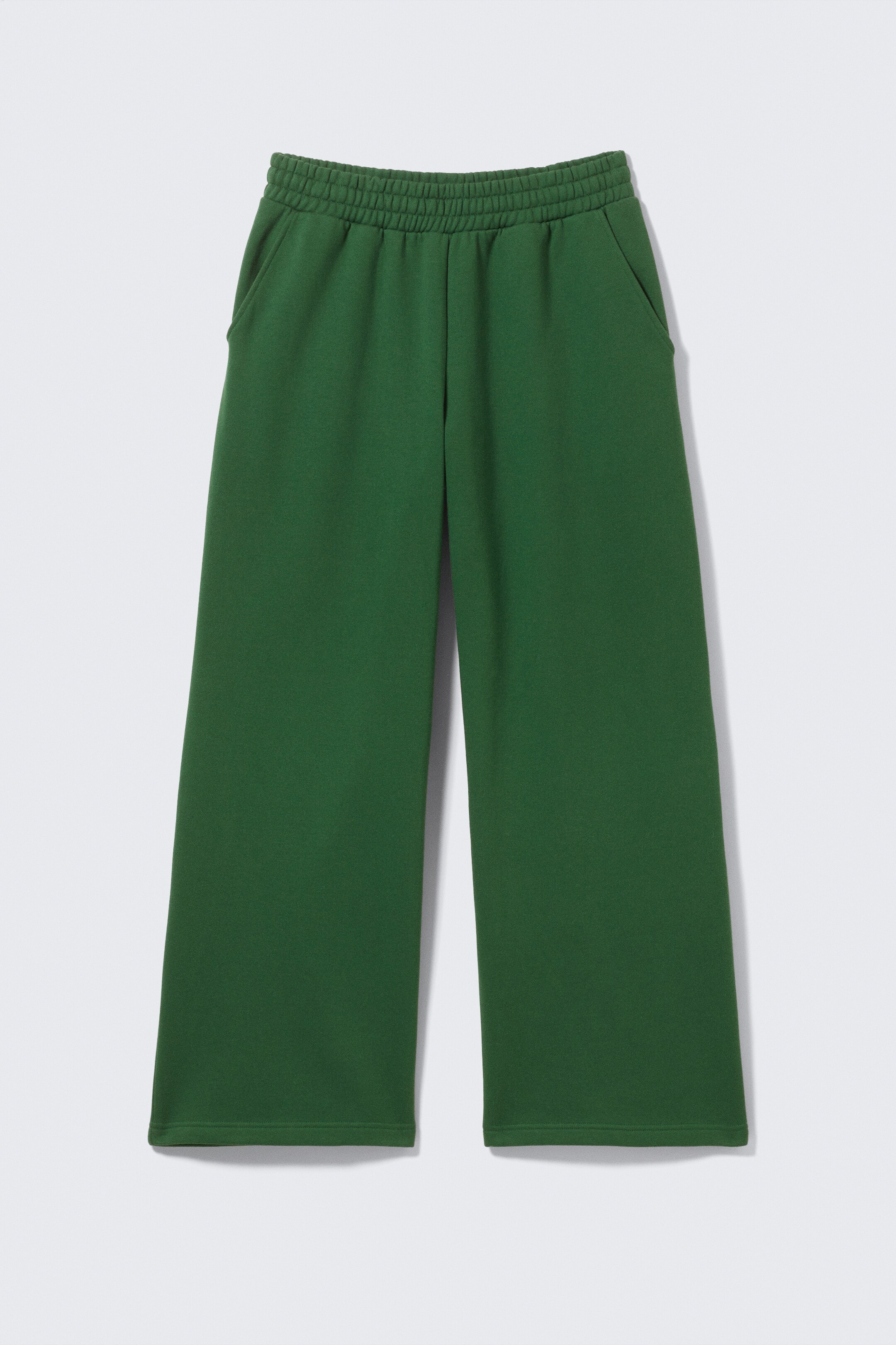 Visa större bild: Loose Long Heavyweight Sweatpants - Mörkgrön - DAM | H&M FI 4