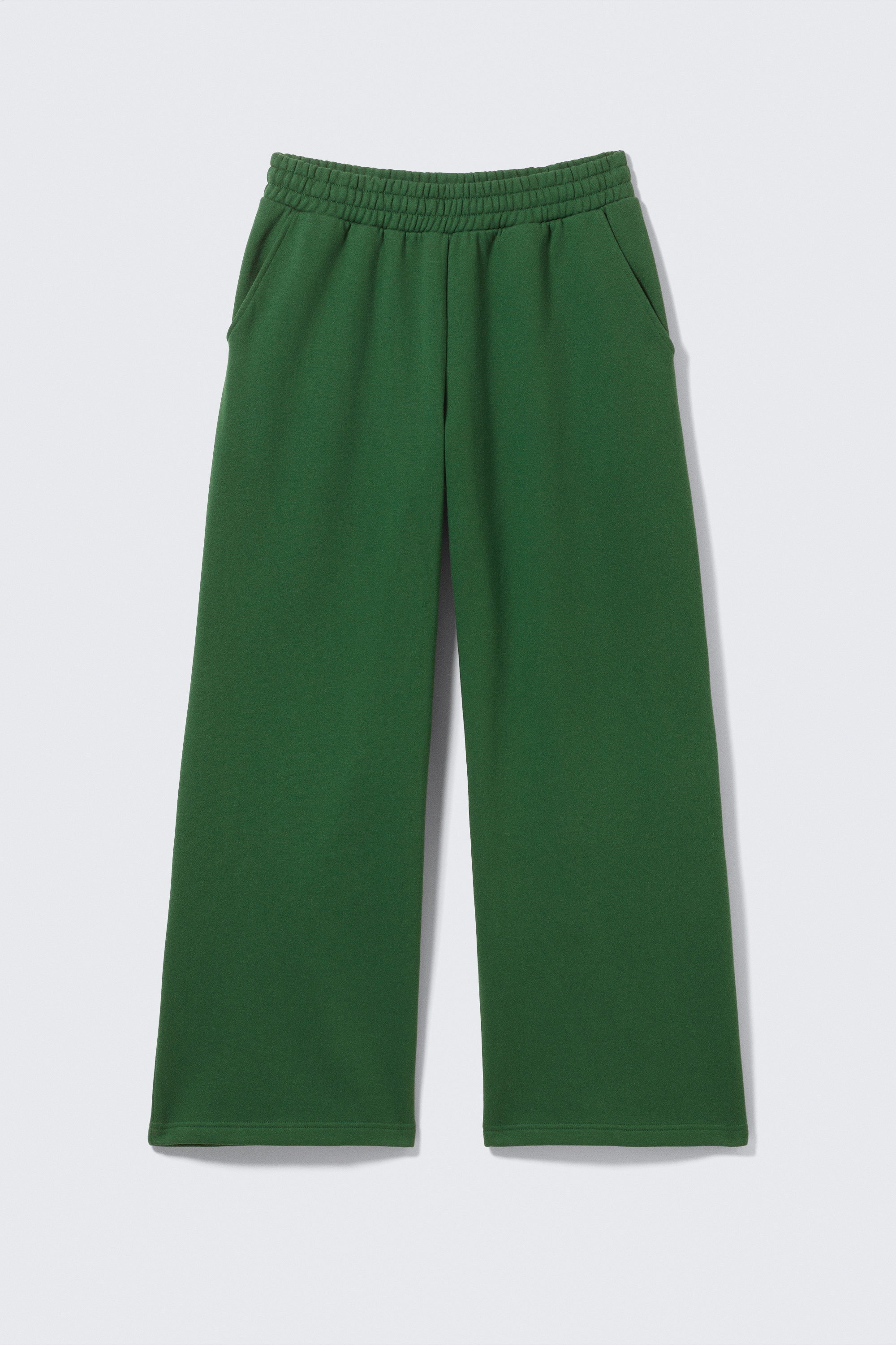 Dark Green - Loose Long Heavyweight Sweatpants - 3