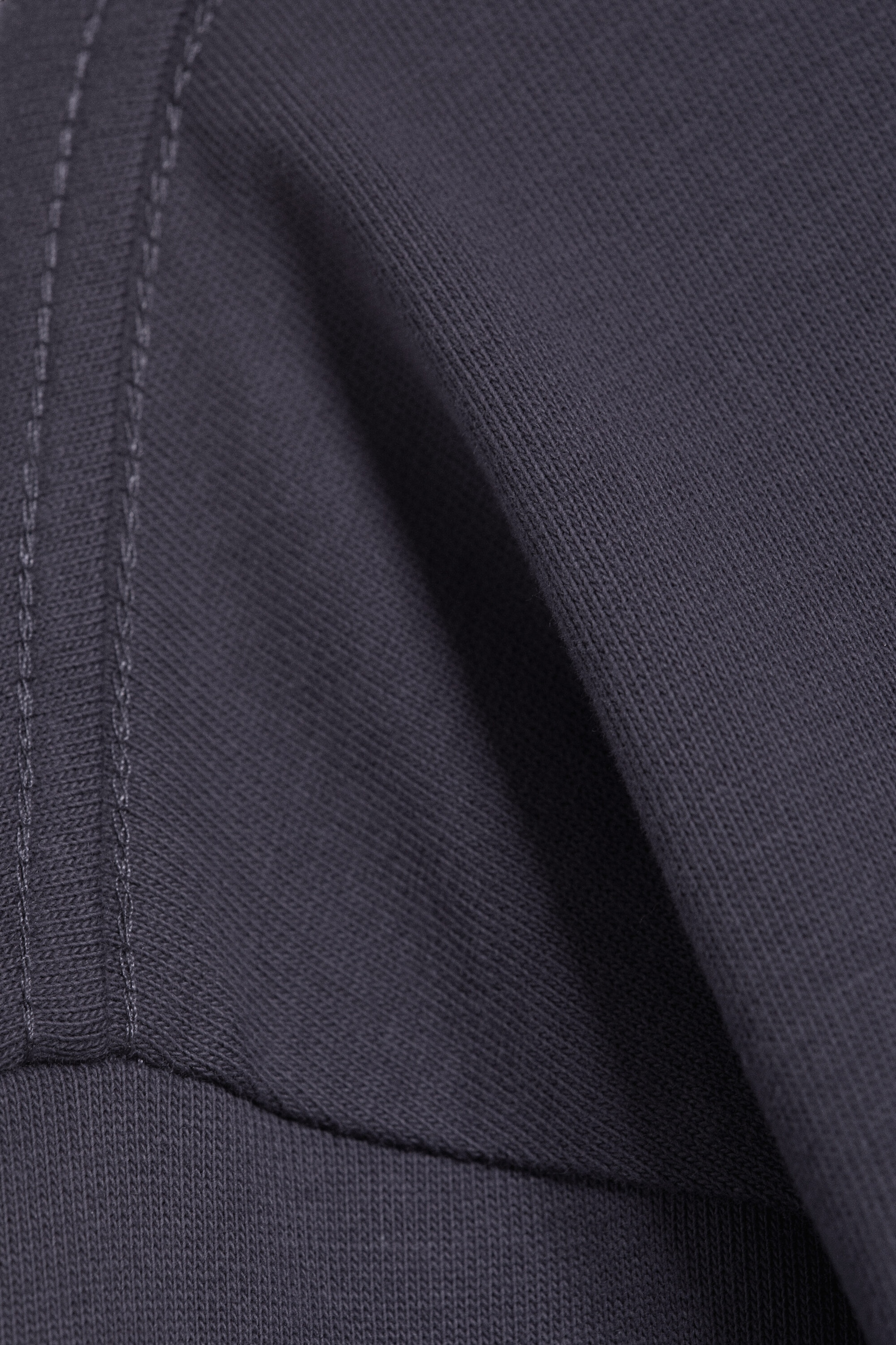 Donkerpaars - Ruimvallend boxy T-shirt met lange mouwen - 4