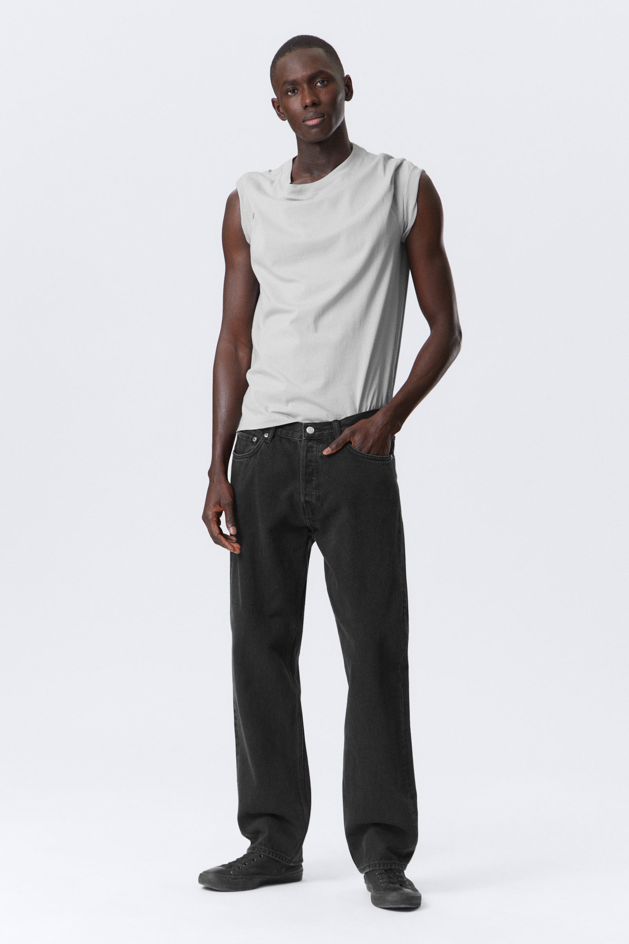 #272628 - Space Relaxed Straight Leg Jeans - 1