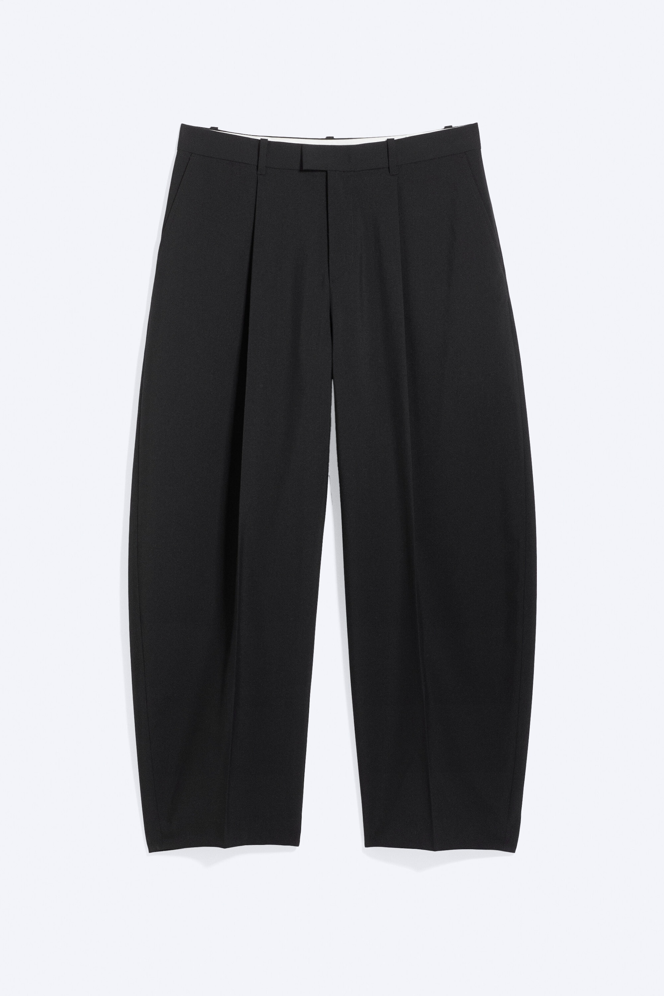Zwart - Felix Barrel Trousers - 4